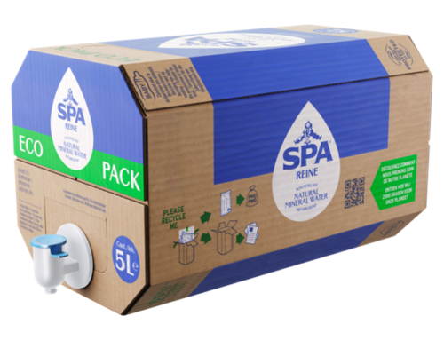 Spa Ecopack; duurzame drankverpakking van golfkarton