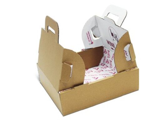 Wine & Bite Box van golfkarton