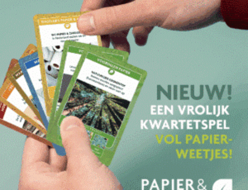 Kwartetspel papier en karton