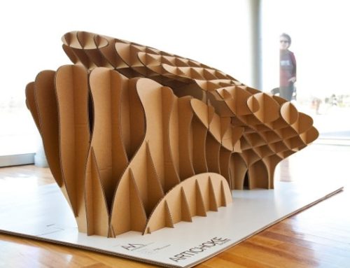 Toby Horrocks: kunst van golfkarton